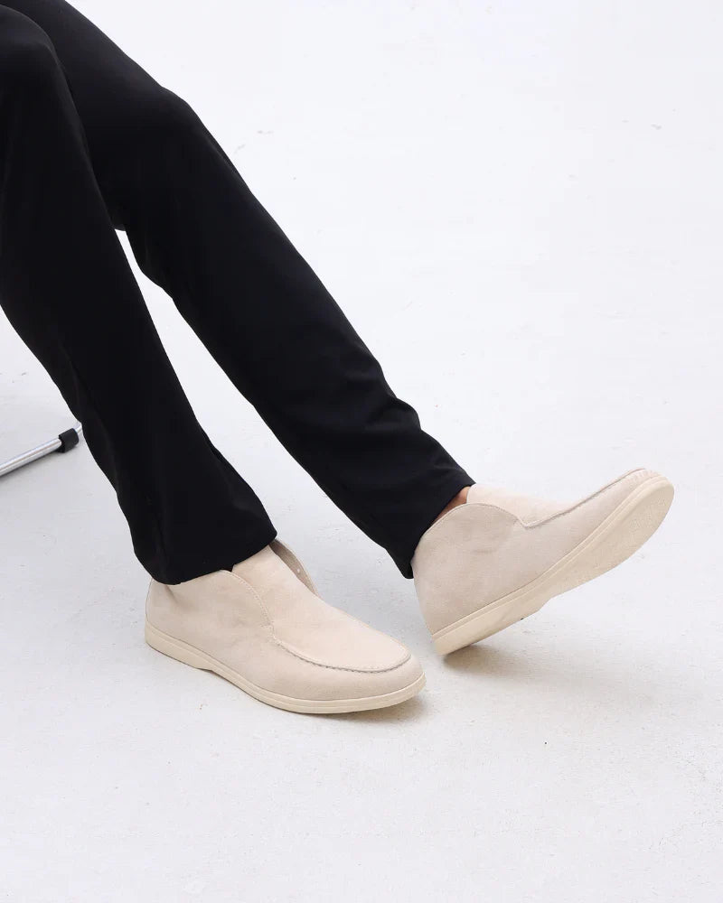OLD MONEY HIGH SUEDE LOAFERS