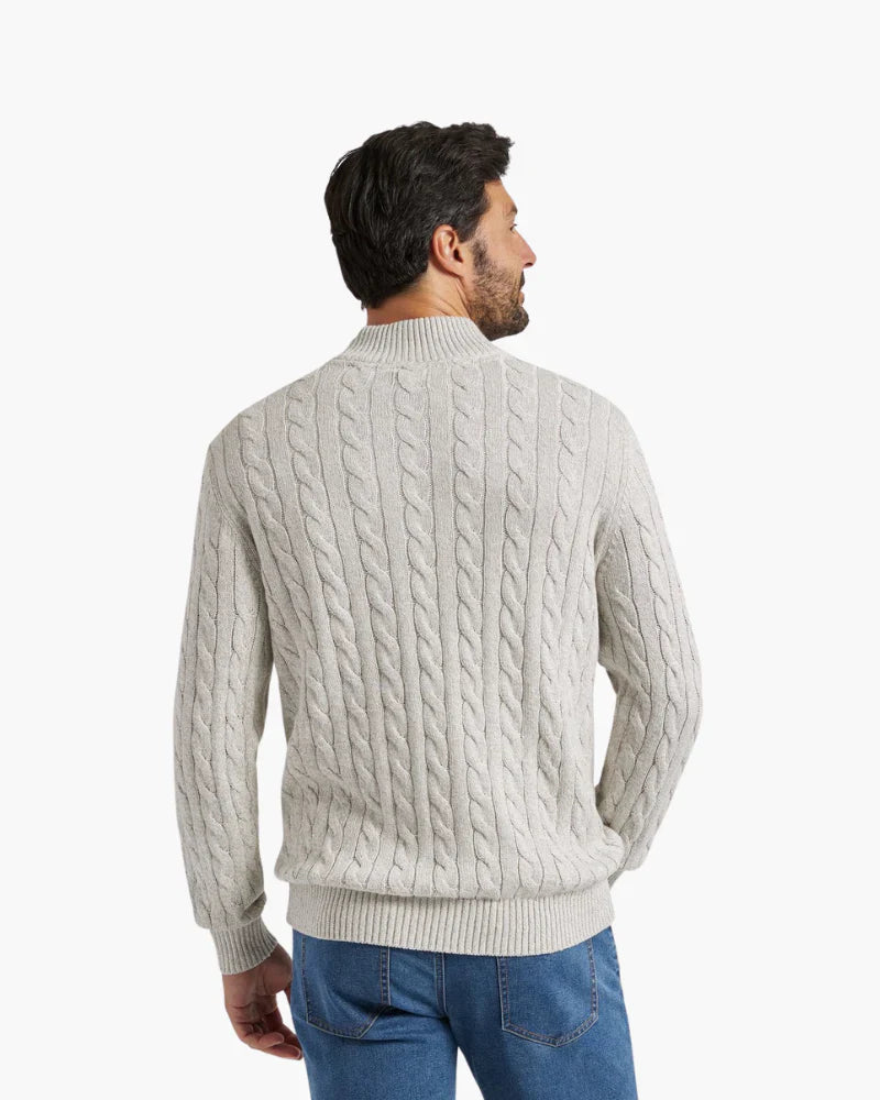 FLORENCE QUARTER ZIP SWEATER