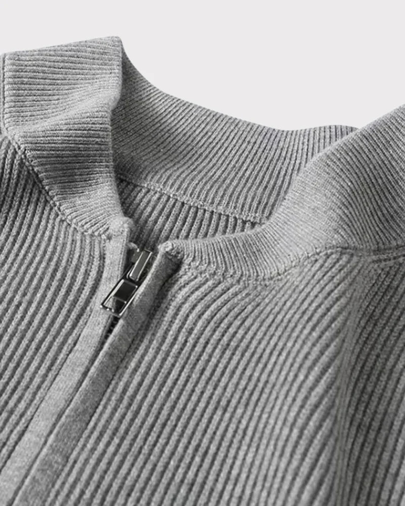 BRUSSELS ZIP-UP CARDIGAN