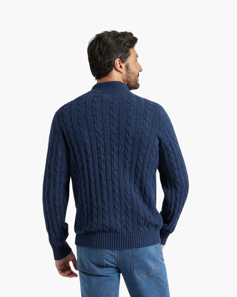 FLORENCE QUARTER ZIP SWEATER