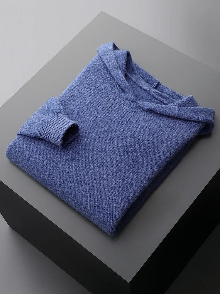 100% CASHMERE HOODIE