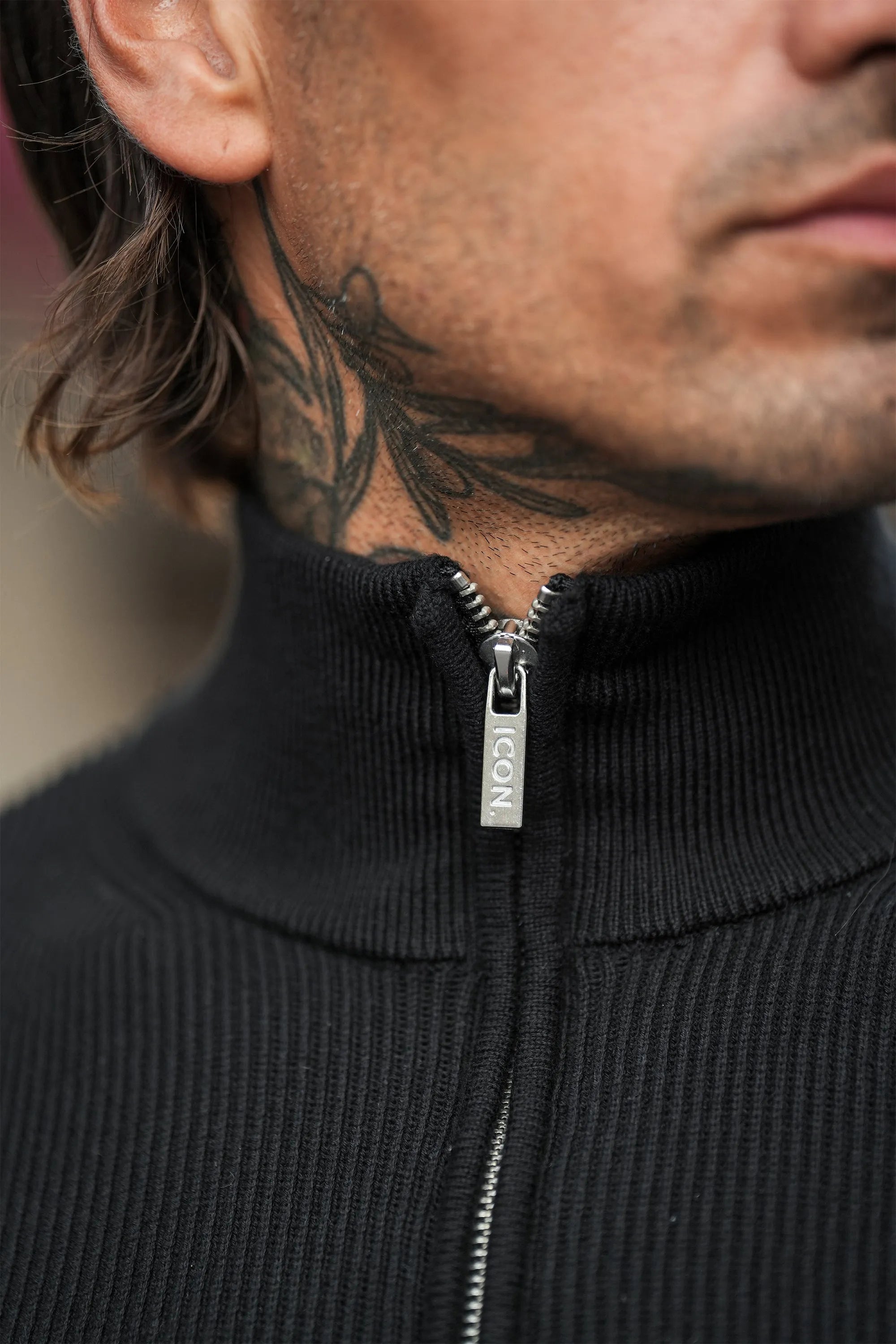 THE AUREN HALF ZIP SWEATER
