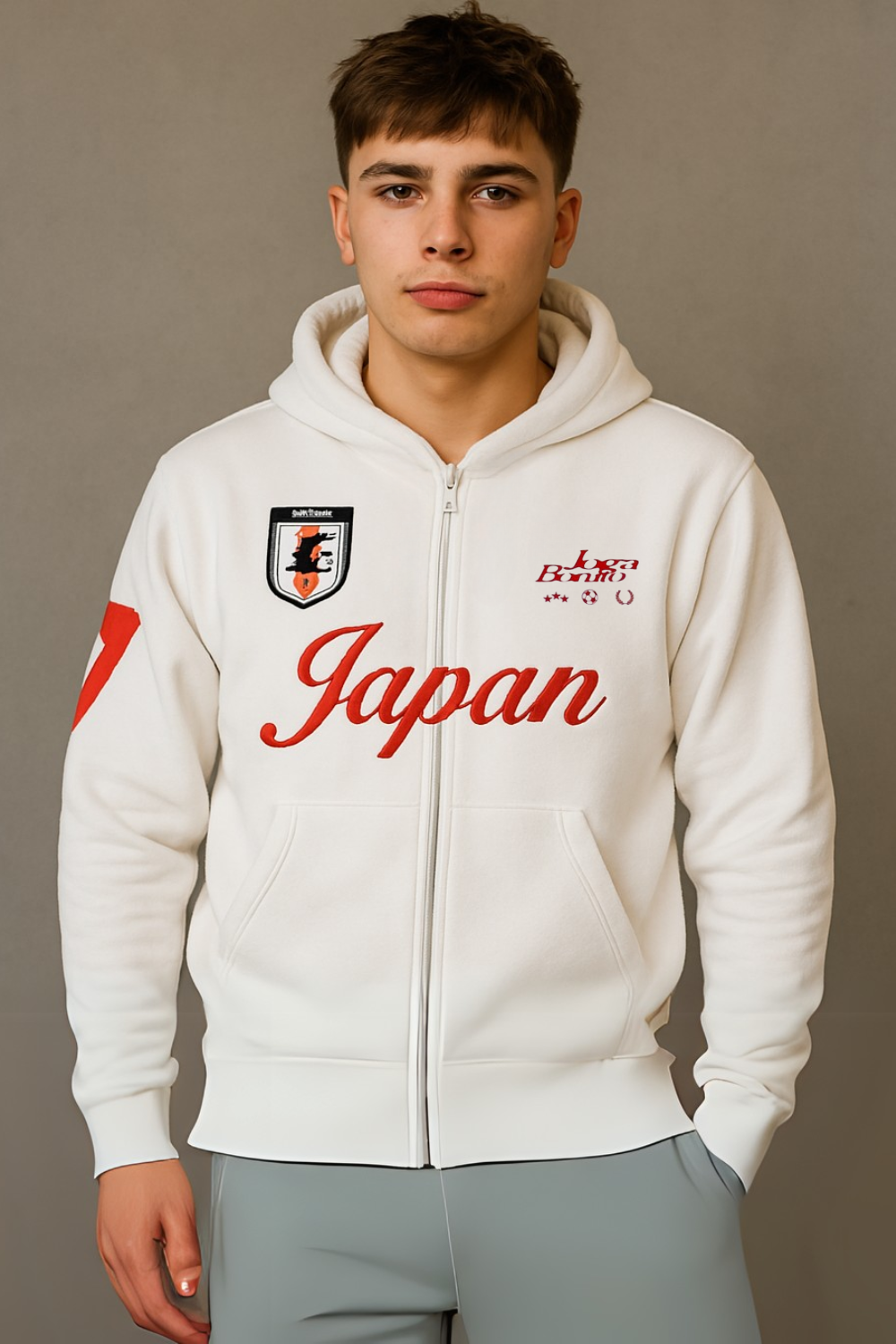 Football Zip Hoodie