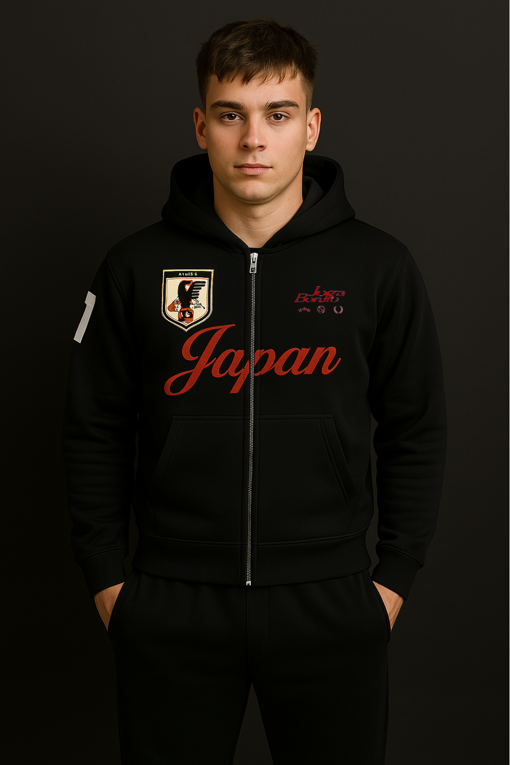 Football Zip Hoodie