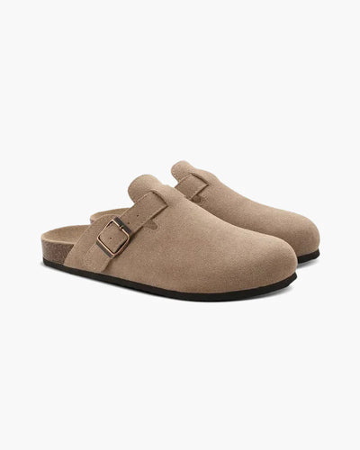OLD MONEY SUEDE CLOGS