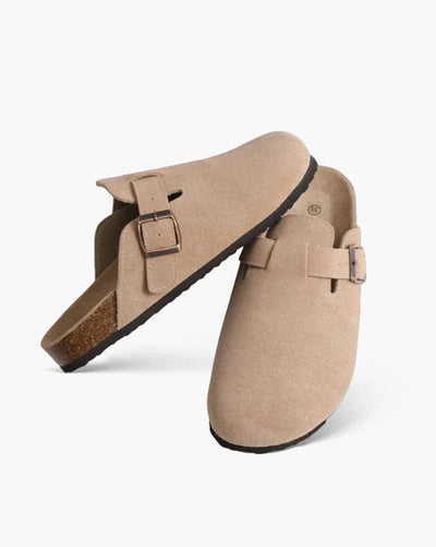 OLD MONEY SUEDE CLOGS