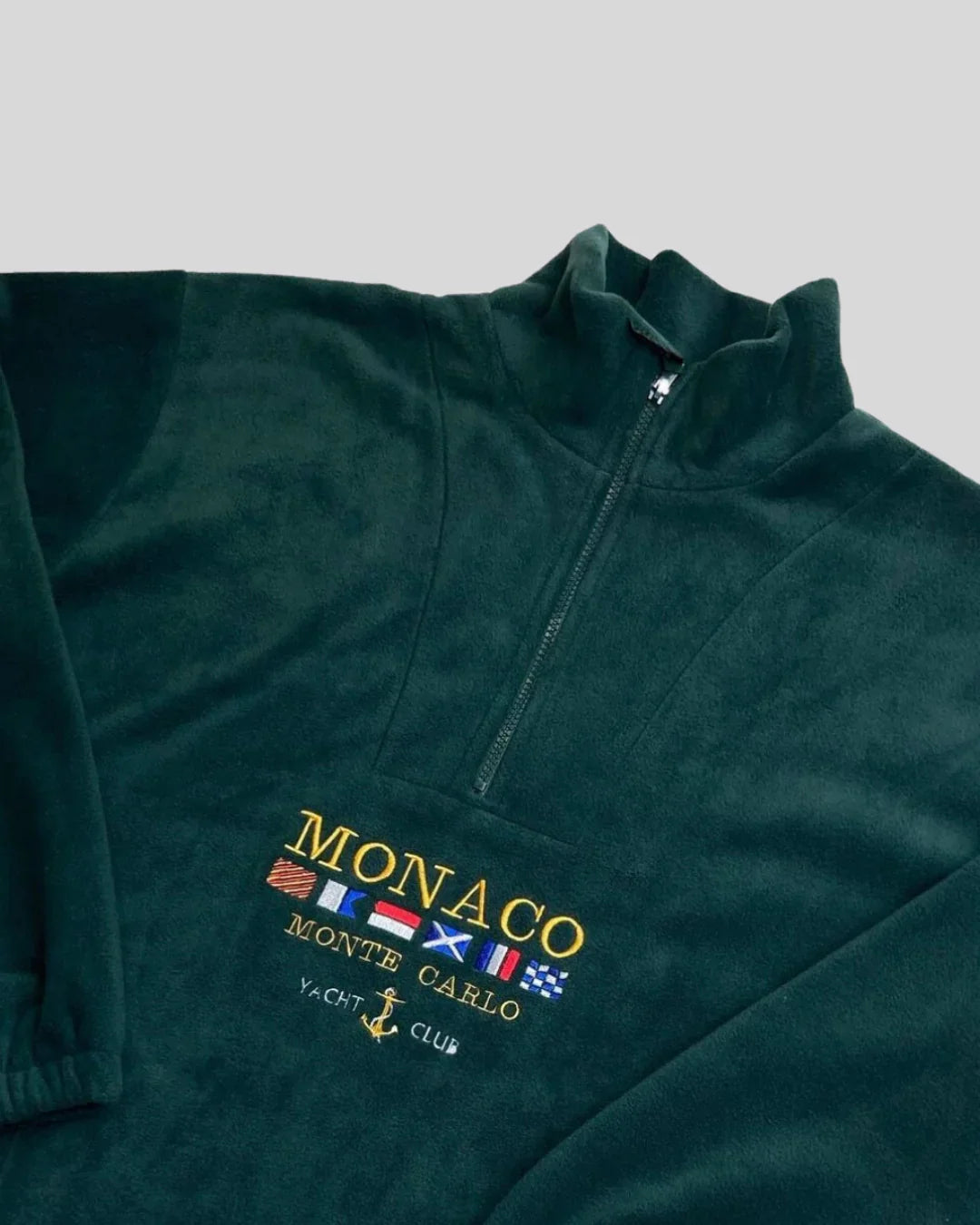 MONACO YACHT CLUB ZIP-UP SWEATER