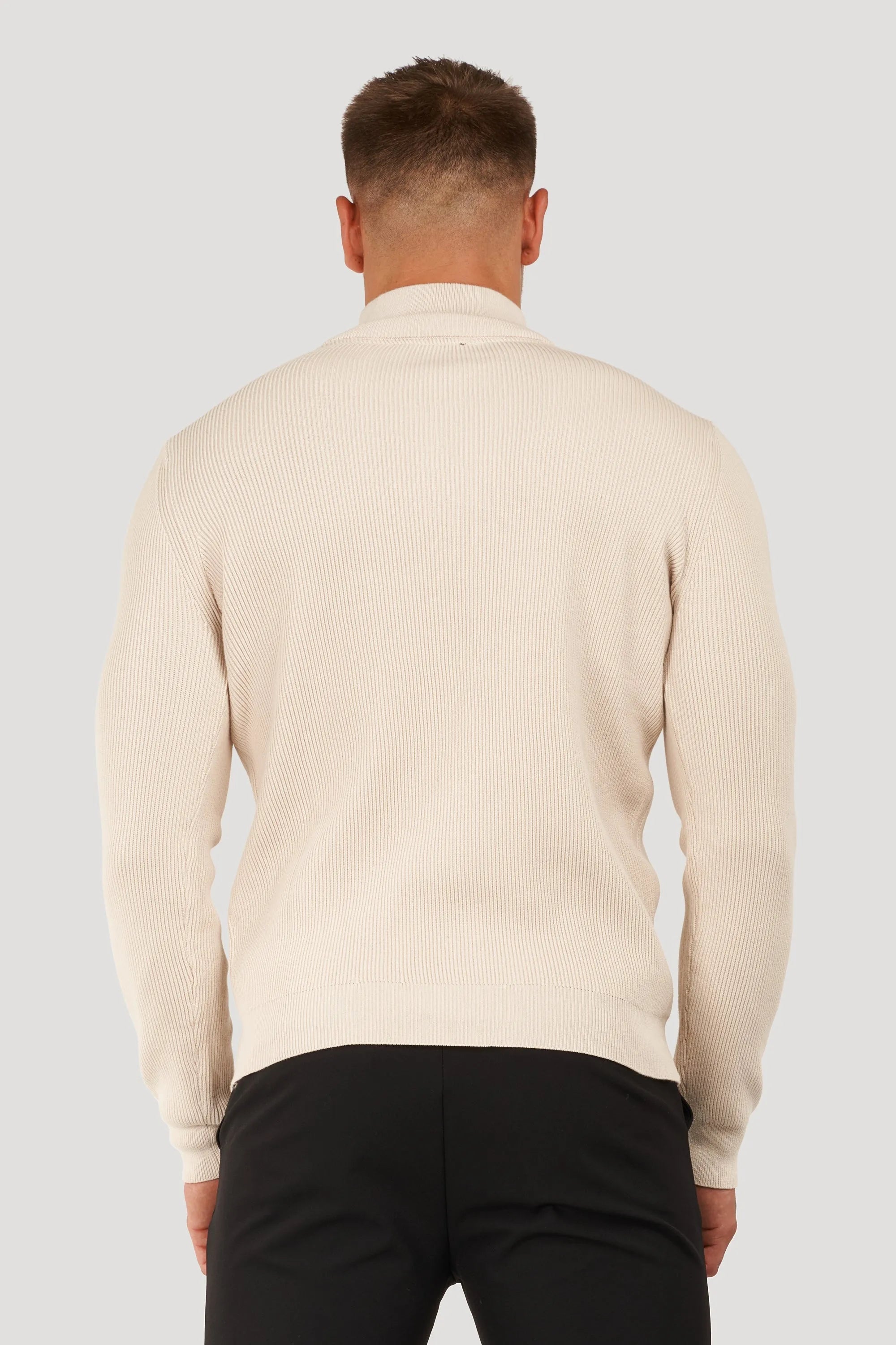 THE AUREN HALF ZIP SWEATER