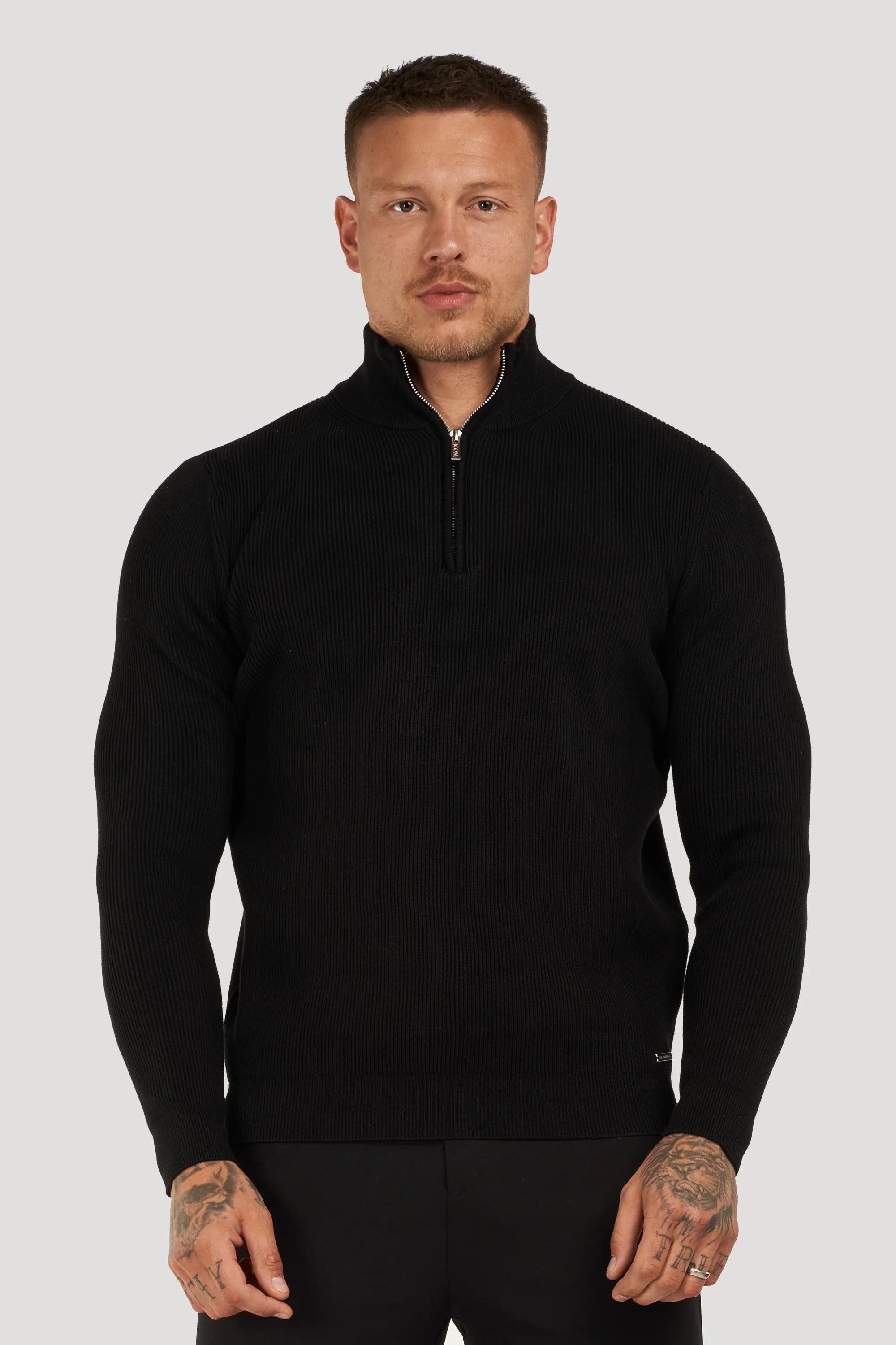 THE AUREN HALF ZIP SWEATER