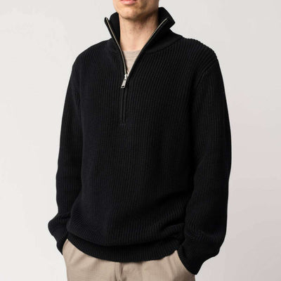 BERLIN HALF ZIP SWEATER