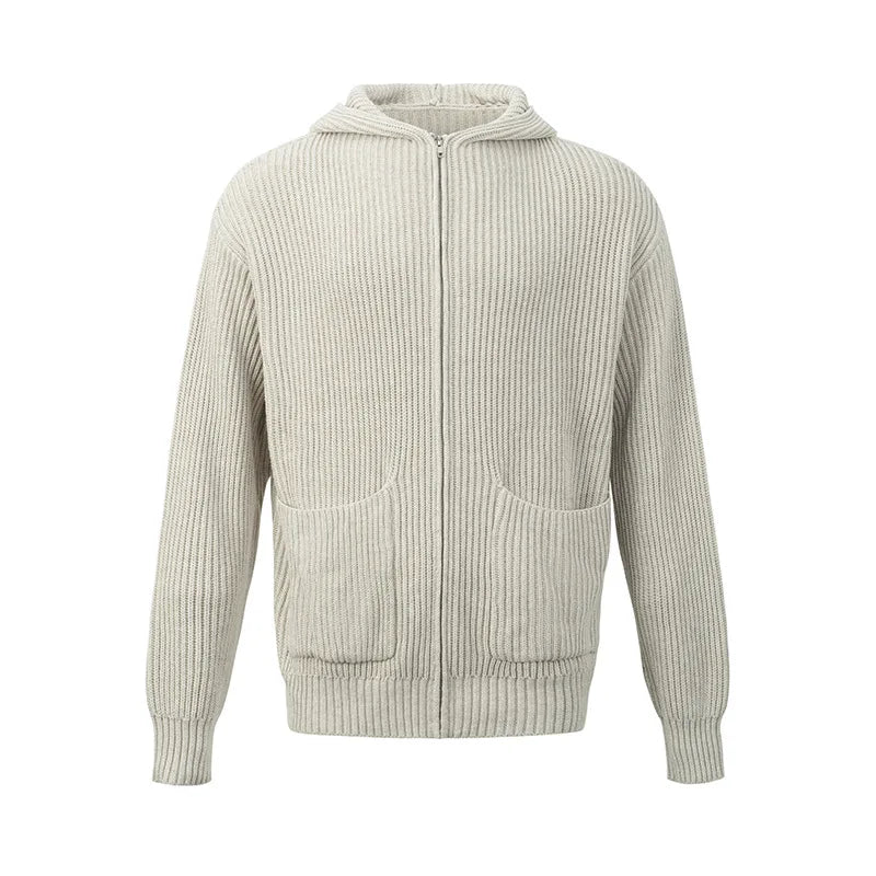 ST MORITZ KNITTED ZIP UP
