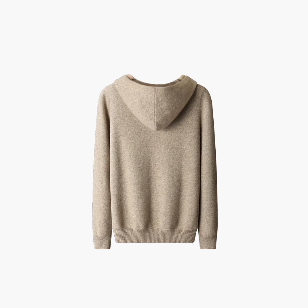 100% CASHMERE HOODIE