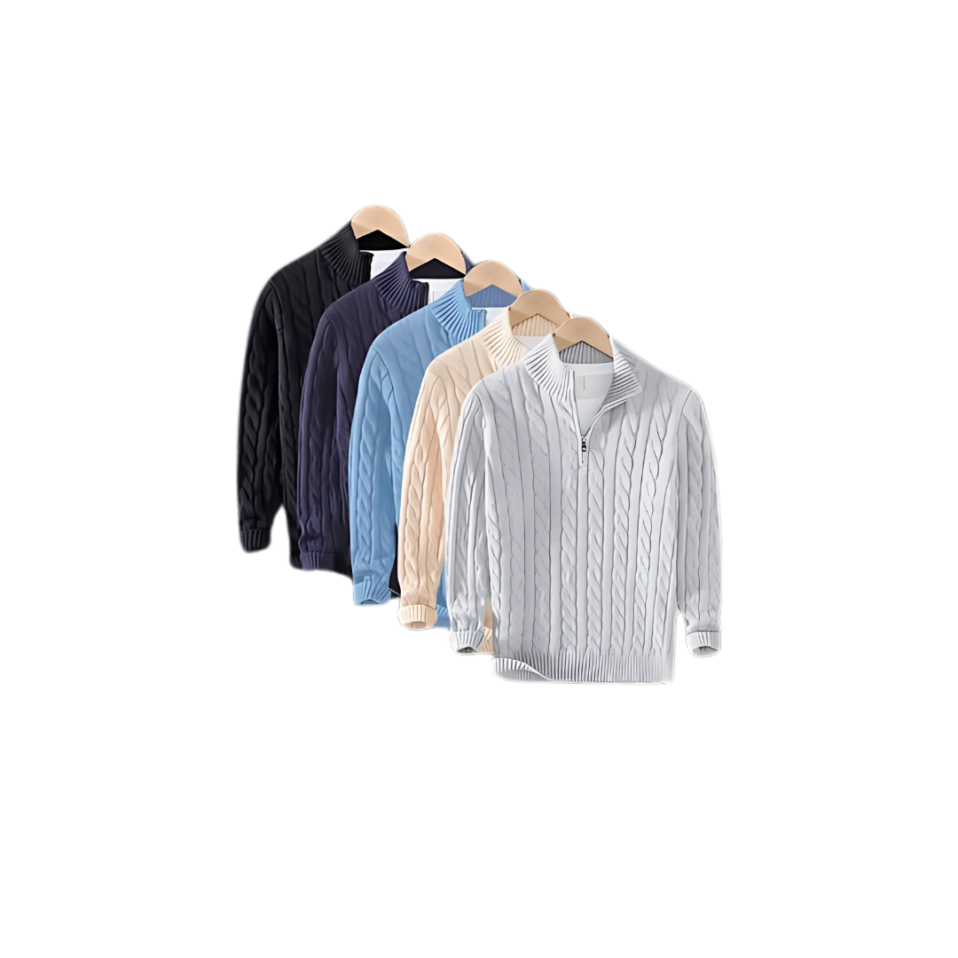 FLORENCE QUARTER ZIP SWEATER