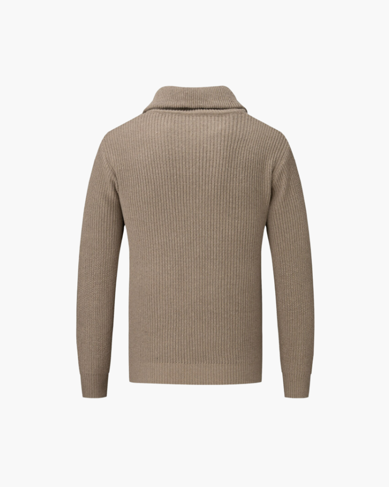 HELSINKI QUARTER ZIP SWEATER