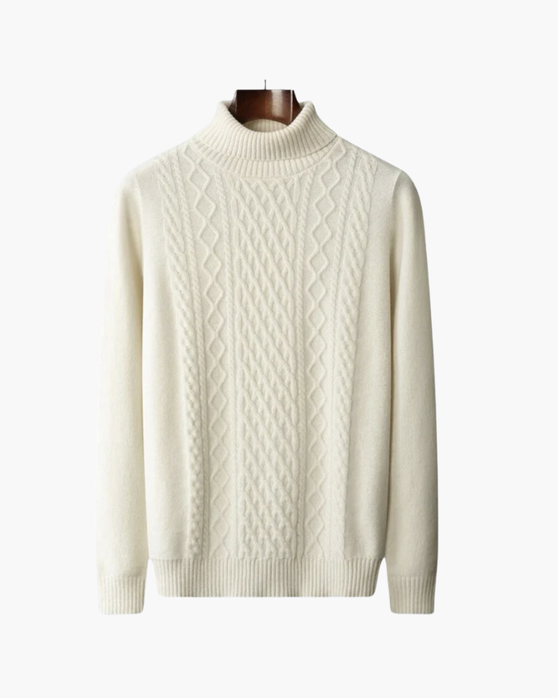 SALZBURG MERINO WOOL KNITTED TURTLENECK SWEATER