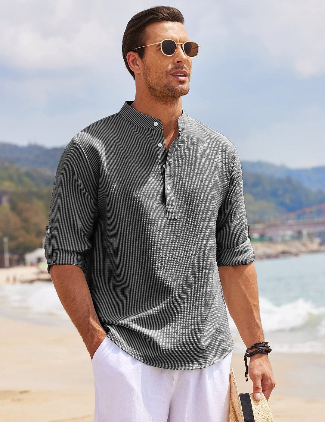 THE HENLEY COLLAR SHIRT