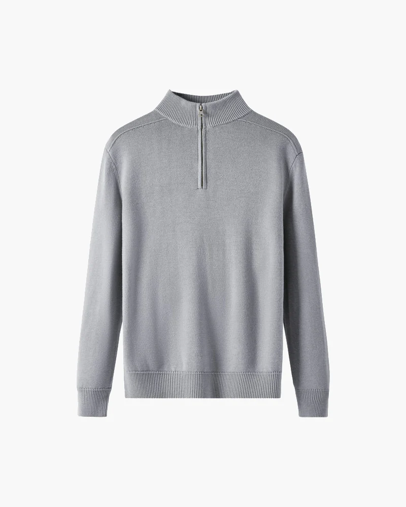 NAPOLI MERINO WOOL QUARTER ZIP