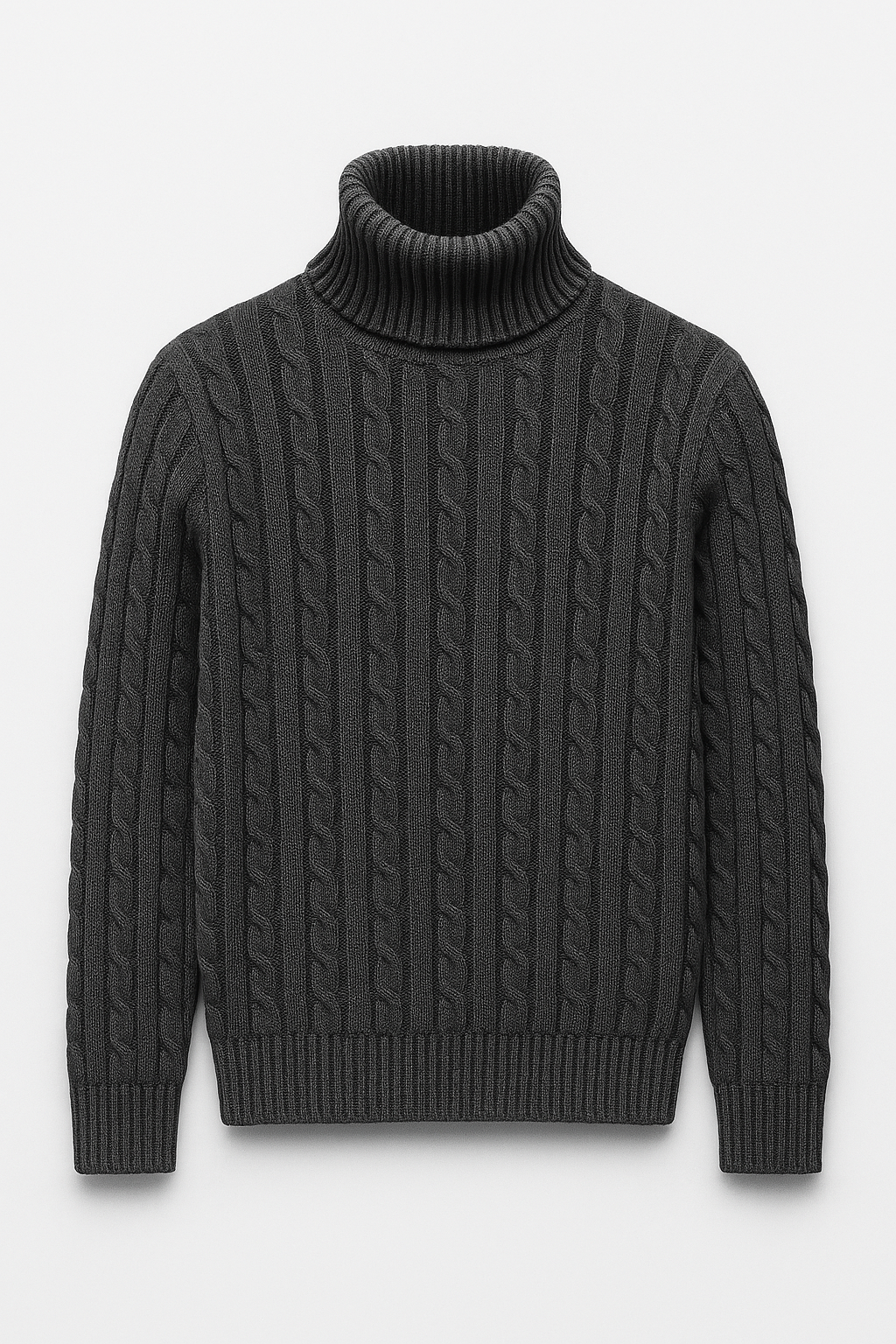 THE ASCOT TURTLE NECK SWEATER