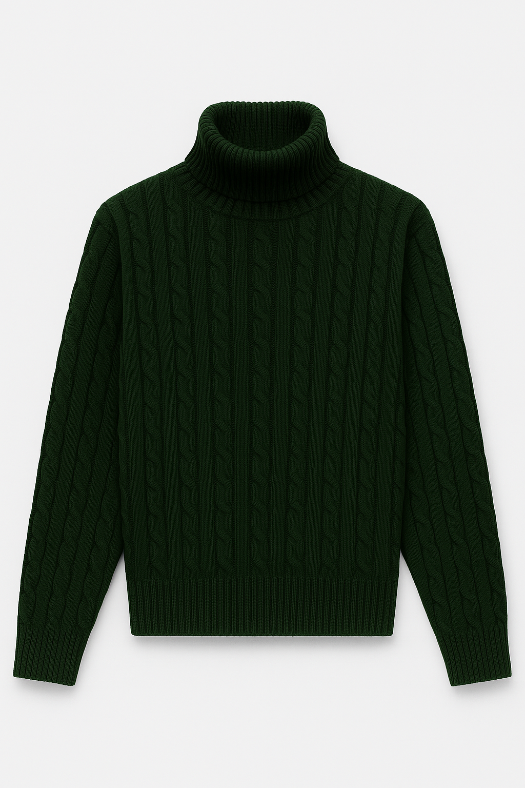 THE ASCOT TURTLE NECK SWEATER