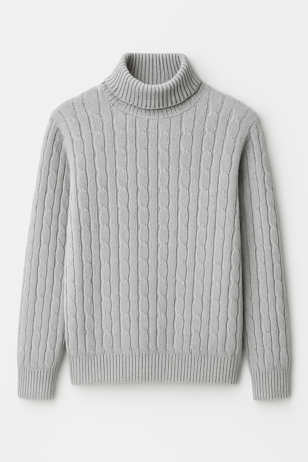 THE ASCOT TURTLE NECK SWEATER