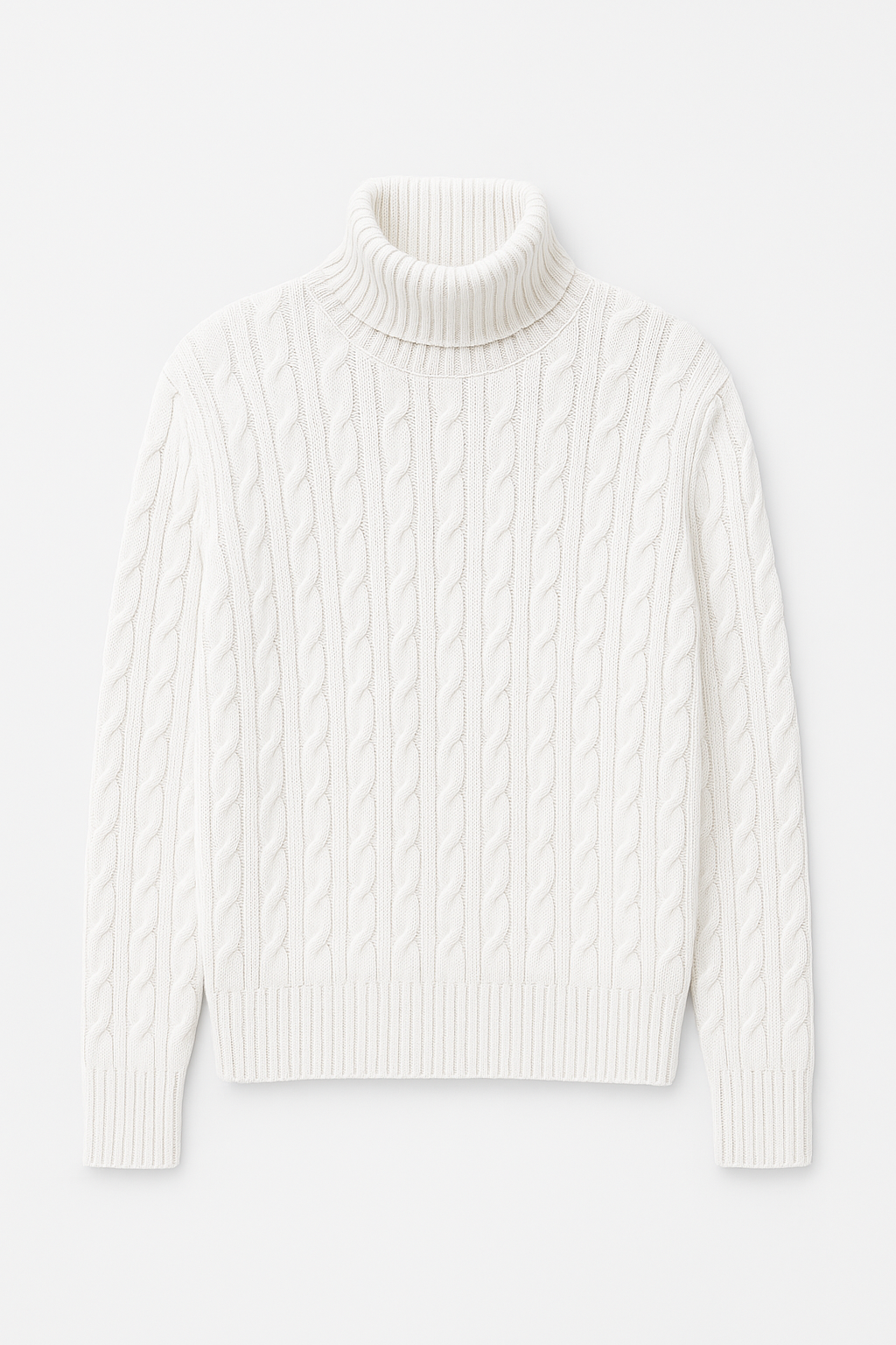 THE ASCOT TURTLE NECK SWEATER
